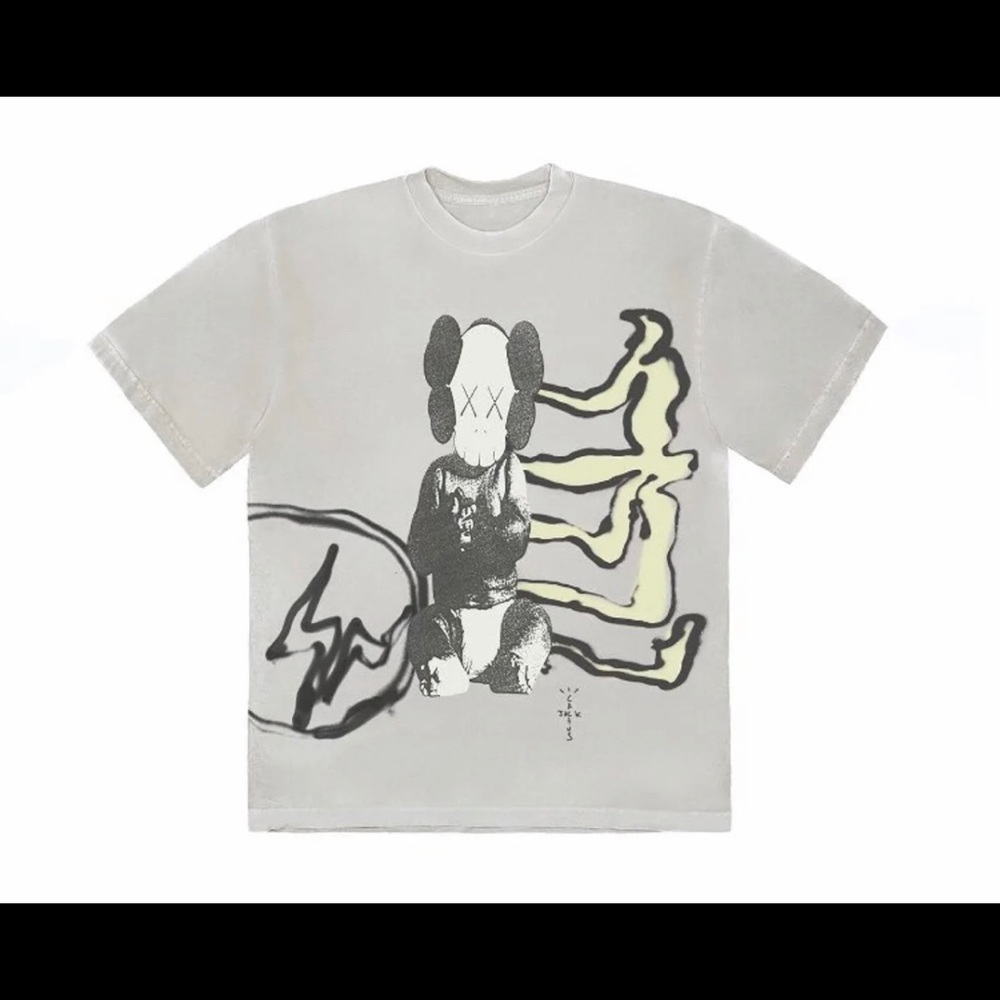 travis scott kaws fragment shirt